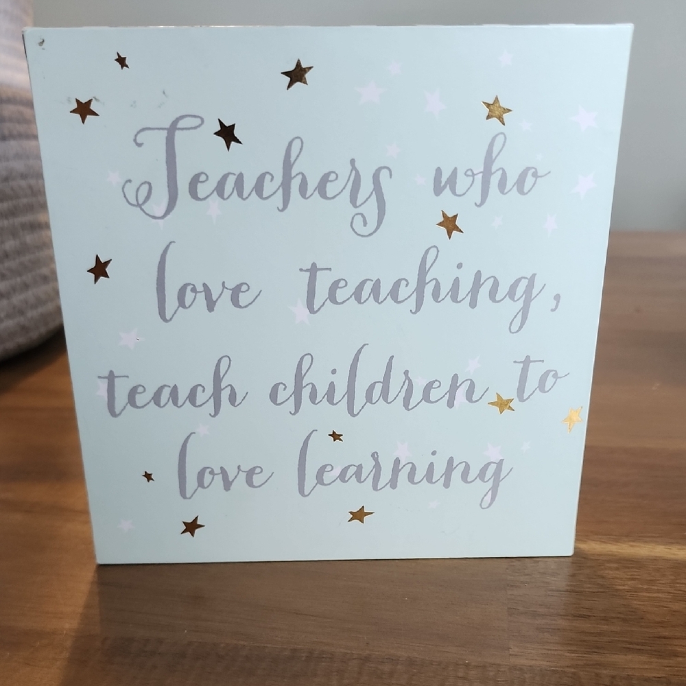 Teacher decoration
